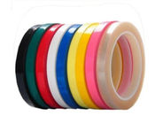High temperature stand Colorful PET polyester Self Adhesive Masking Tape For Cable  wrapping